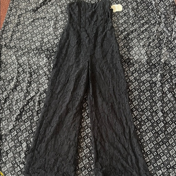 Altar’d State Lace Pant Romper - Picture 1 of 5